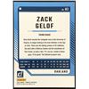 Image 2 : 2024 DONRUSS YELLOW PARALLEL ZACK GELOF ROOKIE CARD