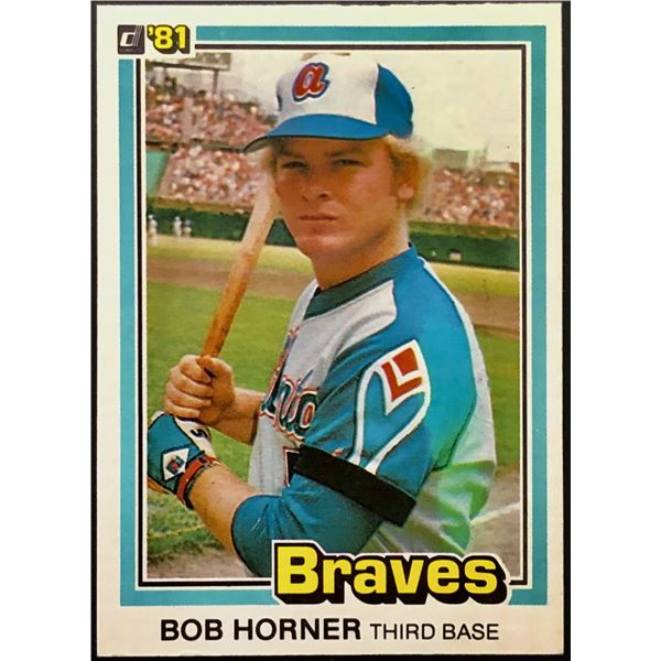 1981 DONRUSS BOB HORNER