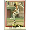 1981 DONRUSS DAVE SMITH ROOKIE CARD