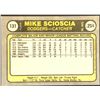 Image 2 : 1981 FLEER MIKE SCIOSCIA ROOKIE CARD