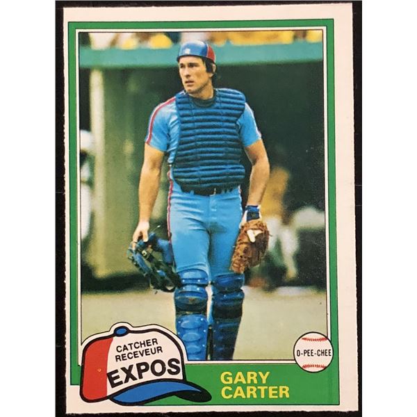 1981 O-PEE-CHEE GARY CARTER (HOF)