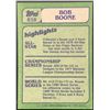 Image 2 : 1982 TOPPS BOB BOONE