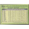 Image 2 : 1982 TOPPS BOBBY BONDS