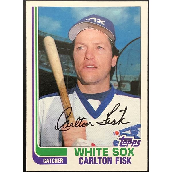 1982 TOPPS CARLTON FISK (HOF)