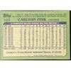 Image 2 : 1982 TOPPS CARLTON FISK (HOF)