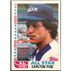 Image 1 : 1982 TOPPS CARLTON FISK (HOF)