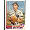 Image 1 : 1982 TOPPS DAVE RIGHETTI
