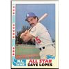 Image 1 : 1982 TOPPS DAVEY LOPES