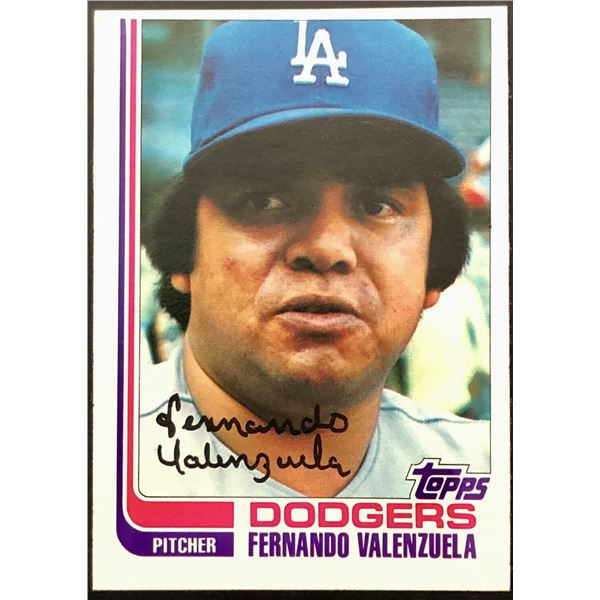 1982 TOPPS FERNANDO VALENZUELA