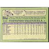 Image 2 : 1982 TOPPS FERNANDO VALENZUELA
