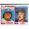 Image 1 : 1982 TOPPS FERNANDO VALENZUELA