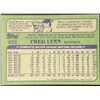 Image 2 : 1982 TOPPS FRED LYNN