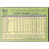 Image 2 : 1982 TOPPS GARY WARD ROOKIE CARD - SIGNED