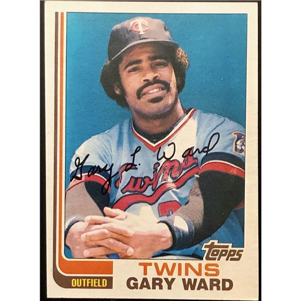 1982 TOPPS GARY WARD ROOKIE CARD