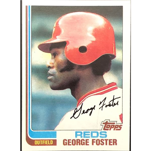 1982 TOPPS GEORGE FOSTER