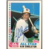 Image 1 : 1982 TOPPS KEN SINGLETON - SIGNED
