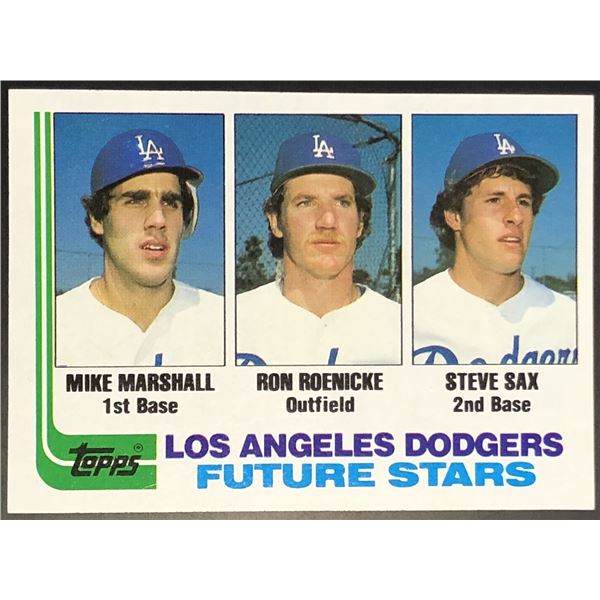 1982 TOPPS STEVE SAX ROOKIE CARD
