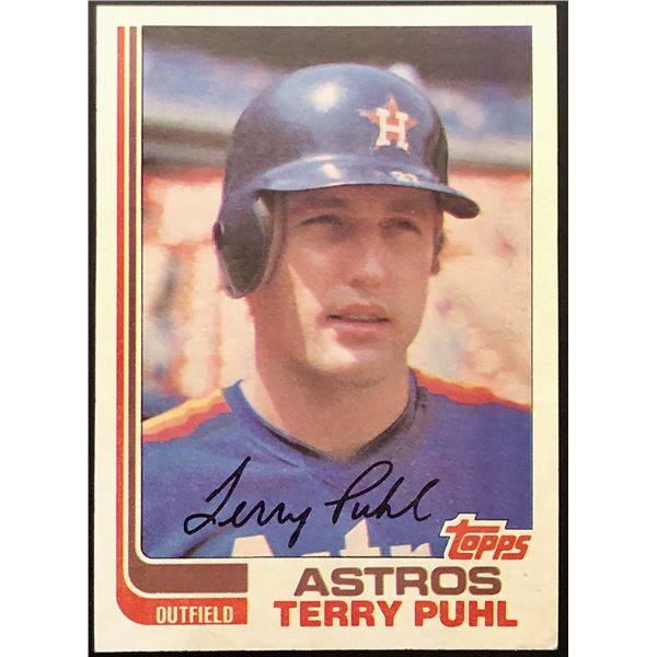 1982 TOPPS TERRY PUHL