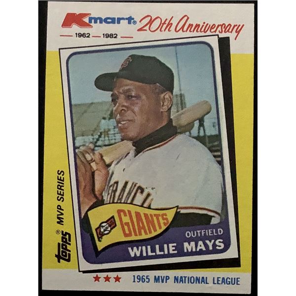 1982 TOPPS WILLIE MAYS (HOF)