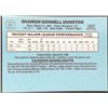 Image 2 : 1986 DONRUSS SHAWON DUNSTON ROOKIE CARD