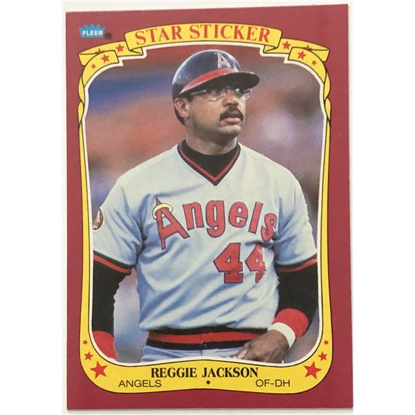 1986 FLEER REGGIE JACKSON (HOF)