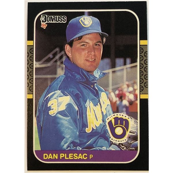 1987 DONRUSS DAN PLESAC ROOKIE CARD