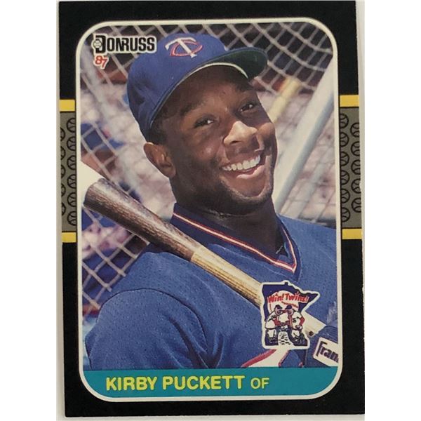 1987 DONRUSS KIRBY PUCKETT (HOF)