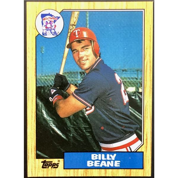 1987 TOPPS BILLY BEANE ROOKIE CARD