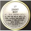 Image 2 : 1988 TOPPS BASEBALL COIN - JIMMY KEY