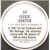 Image 2 : 1988 TOPPS BASEBALL COIN - OZZIE SMITH (HOF)