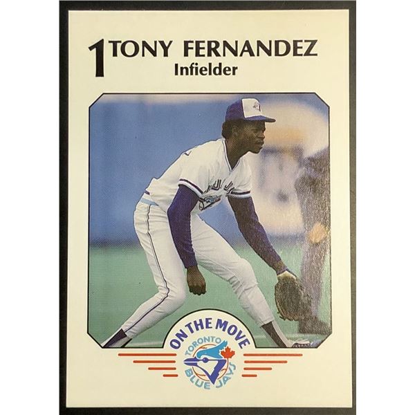 1989 TORONTO BLUE JAYS FIRE DEPT - TONY FERNANDEZ