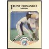 1989 TORONTO BLUE JAYS FIRE DEPT - TONY FERNANDEZ