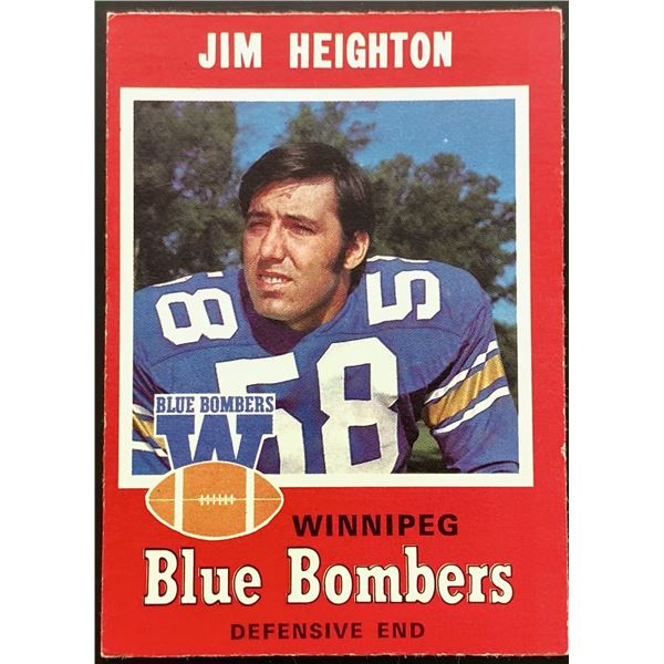 1971 O-PEE-CHEE JIM HEIGHTON