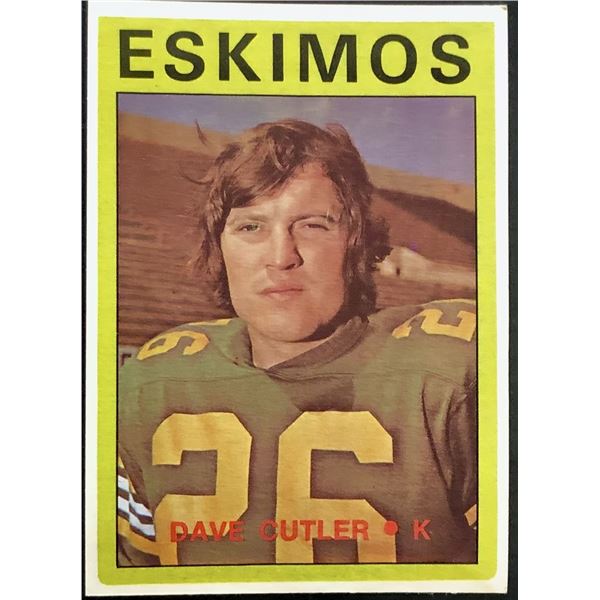 1972 O-PEE-CHEE DAVE CUTLER (HOF)