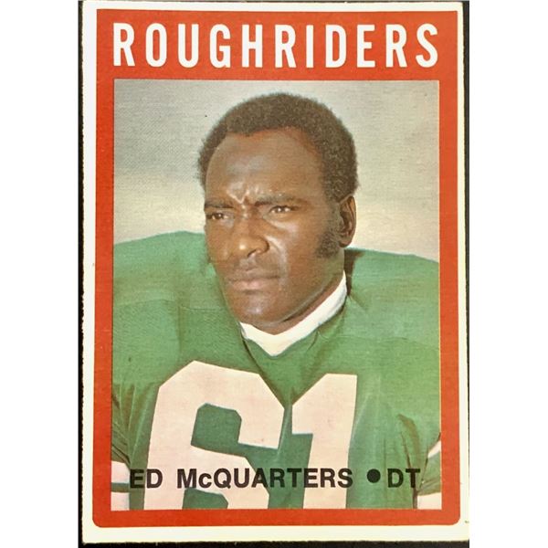 1972 O-PEE-CHEE ED McQUARTERS (HOF)