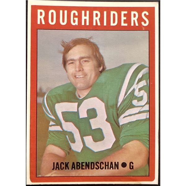 1972 O-PEE-CHEE JACK ABENDSCHAN (HOF)