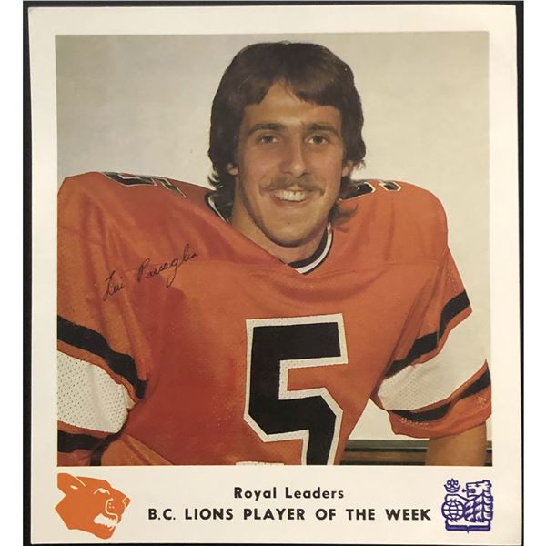 1977 CFL ROYAL BANK LUI PASSAGLIA (HOF)