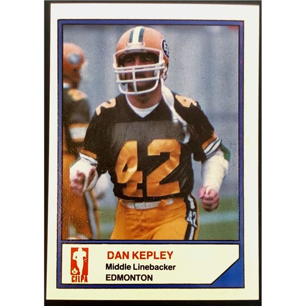 1983 JOGO CFL DAN KEPLEY (HOF)