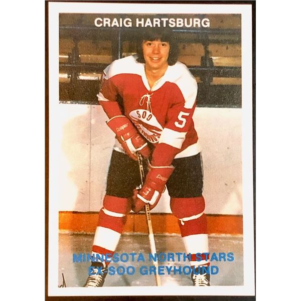 1987-88 JR. CARD - SOO GREYHOUNDS (OHL) - CRAIG HARTSBURG