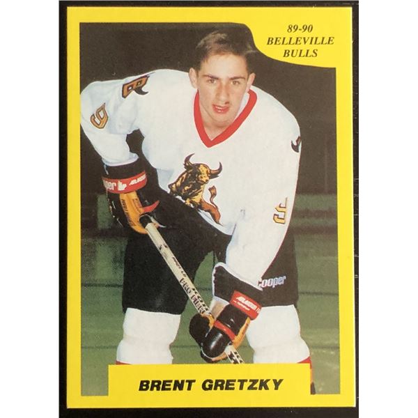 1989-90 JUNIOR HOCKEY CARD - BRENT GRETZKY