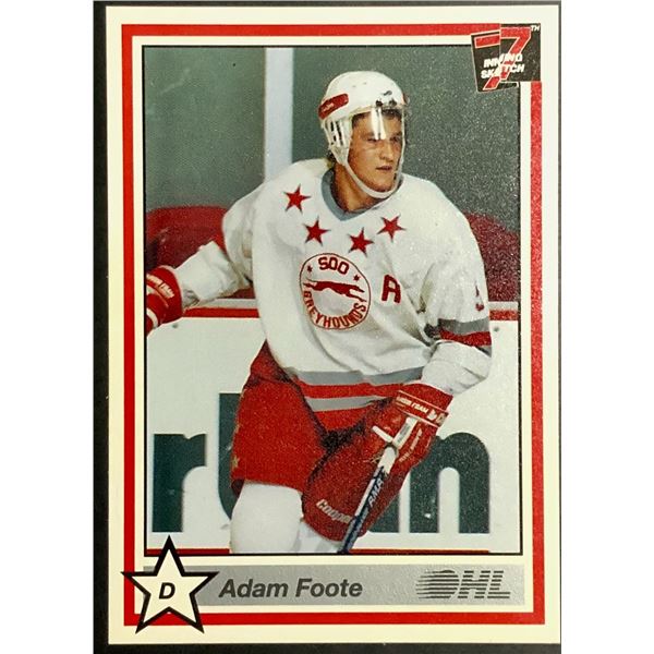 1990-91 JUNIOR CARD - ADAM FOOTE