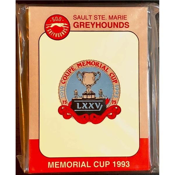 1992-93 SOO GREYHOUNDS MEMORIAL CUP (OHL) TEAM SET