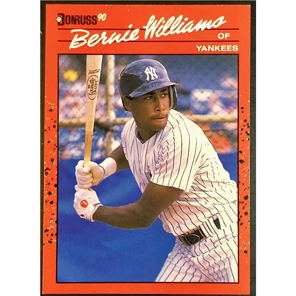 1990 DONRUSS BERNIE WILLIAMS ROOKIE CARD