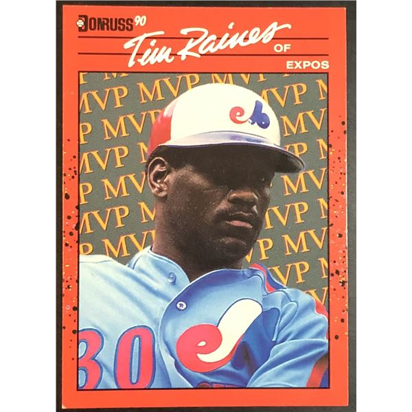 1990 DONRUSS TIM RAINES (HOF)