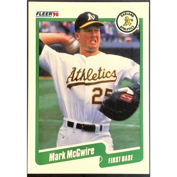 1990 FLEER MARK McGWIRE