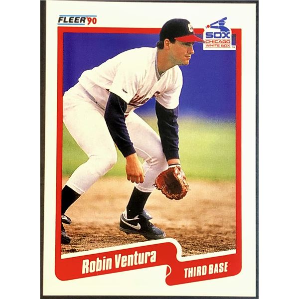 1990 FLEER ROBIN VENTURA ROOKIE CARD