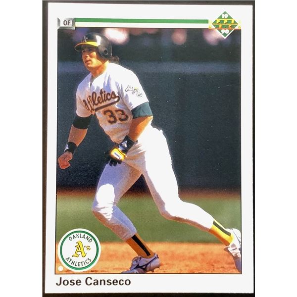 1990 UPPER DECK JOSE CANSECO