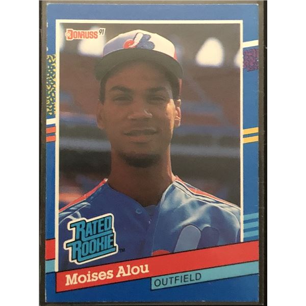 1991 DONRUSS MOISES ALOU ROOKIE CARD
