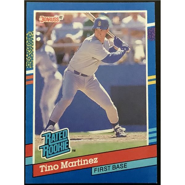1991 DONRUSS TINO MARTINEZ ROOKIE CARD