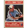 Image 1 : 1991 POST CEREAL DELINO DESHIELDS ROOKIE CARD